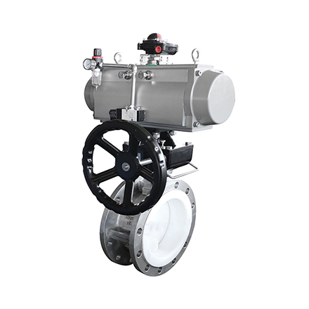 氣動(dòng)襯膠蝶閥